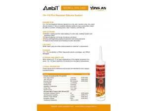 YA-119 Fire Resistance Silicone Sealant